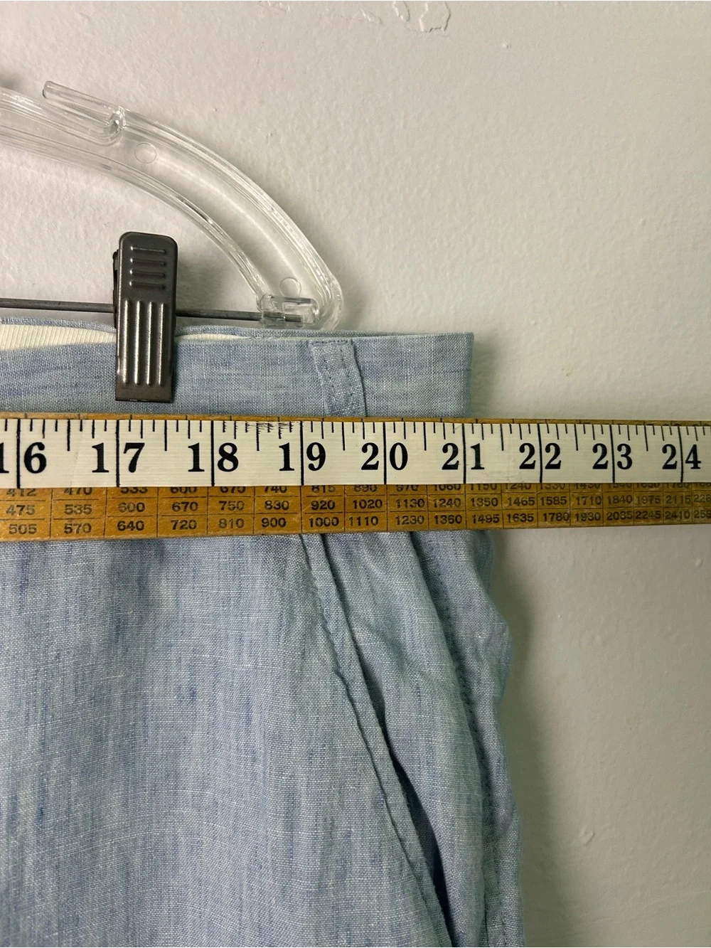 Hiltl Mens Size 40X30 100% Linen Classic Fit Trousers Pants Made in Romania